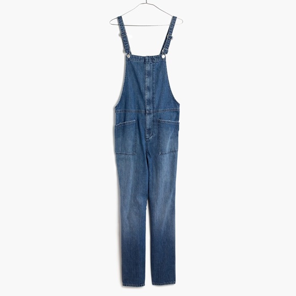 Madewell Pants - MADEWELL Dungaree Zip Front Skinny Overalls \\ S
